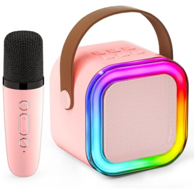 MG Karaoke mikrofon + zvučnik Singer Bluetooth, ružičasta