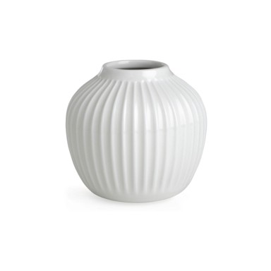 KÄHLER DESIGN Vaza bijela kamena Hammershoi, visina 12,5 cm