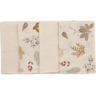 BUBABA BY FREEON tetra krpice muslin 4/1 40x40 cm, listići bež