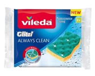 VILEDA Spužva Glitzi Always Clean 2 kom, žuto-zelena