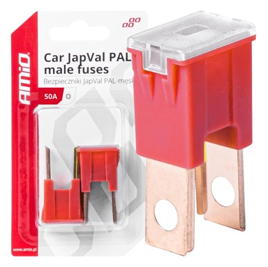 AMIO Set JapVal PAL O muški auto osigurača, 2 kom, 50A