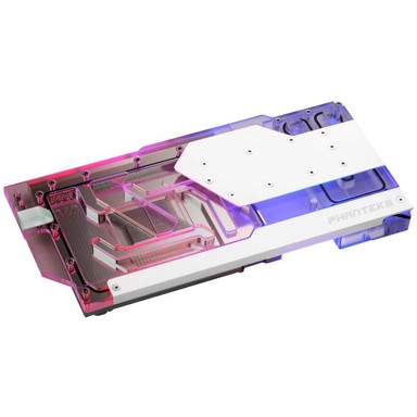 PHANTEKS Vodeni blok Glacier G40, RTX 4090, sa stražnjom pločom za Asus, D-RGB, bijeli