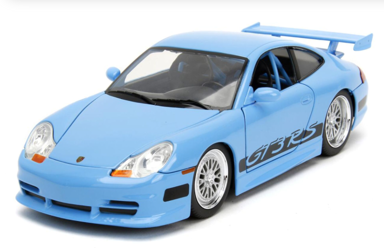 JADA Model automobila Fast & Furious Brian's Porsche GT3RS 9333667314R00, mjerilo 1:24
