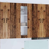 Zidni kuhinjski ormarić s policom 40 x 31 x 100 cm, staro drvo