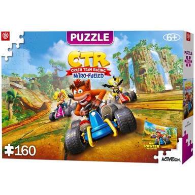 ACTIVISION Puzzle Crash Bandicoot, 106 kom + poster