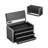 VEVOR Kutija za alat s mini ladicom 21,8x11,8x12 cm, crna