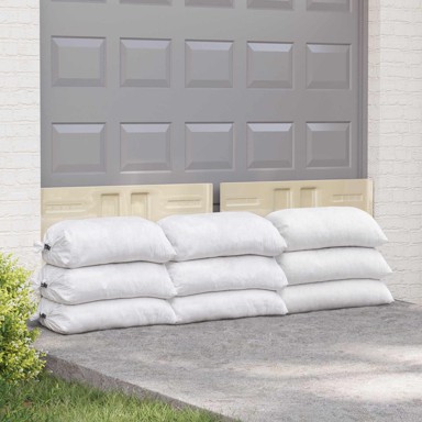 Tkane vreće, 250 komada, 40 x 60 cm, bijele, PP