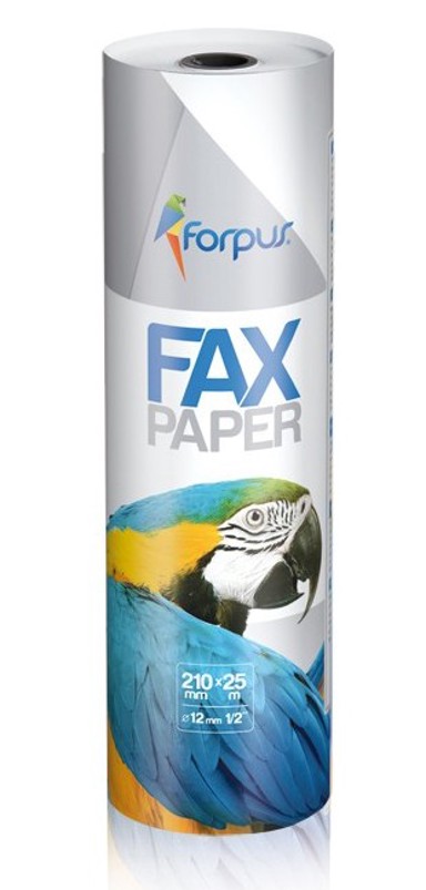 FORPUS Faks rola, 210 mm × 25 m, termo