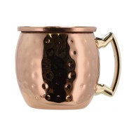 LYNGBY GLAS Čelične šalice u setu 4 kom u bakrenoj boji 80 ml Moscow Mule 