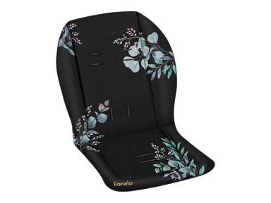 LIONELO Umetak za kolica SEATLINER, crni, univerzalni, mekani, dvostrani dizajn 