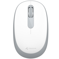TRIADYN Bežični miš Sao, Bluetooth/2,4 GHz, 1600 DPI, bijeli