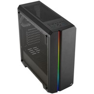 AEROCOOL Kućište Genesis ARGB V1, mid tower, ATX, akril, crno