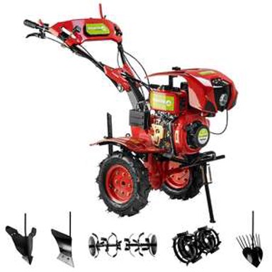 PRAKTIK GARDEN Kopačica PG64910, dizelska, s nastavcima