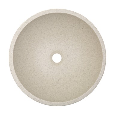 LAVEO Umivaonik Amber, bež, okrugli, 41 cm