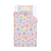 CATHERINE LANSFIELD Dječja posteljina za krevet za jednu osobu 135x200 cm Forever Together ružičasta