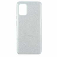 MAXMOBILE Maskica Glitter za Samsung Galaxy A03, srebrna