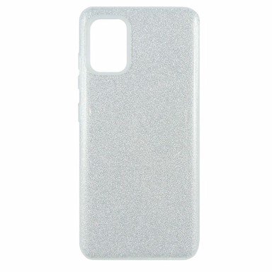 MAXMOBILE Maskica Glitter za Samsung Galaxy A03, srebrna
