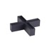 Konektor za LED linearnu svjetiljku, X oblik,15W, crni