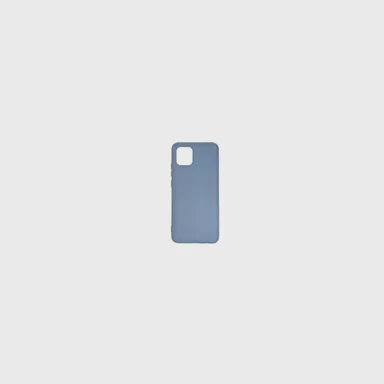MAXMOBILE Maskica za Samsung Galaxy A03, TPU, Silicone Mikro, ljubičasto/siva