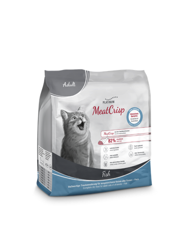 PLATINUM Hrana za mačke MeatCrisp Adult, riba, 400 g