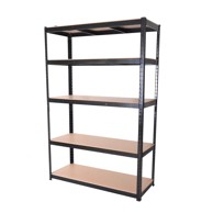 ROJAPLAST Regal za radionicu 120x180 cm, crni