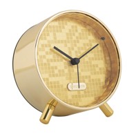 KARLSSON Budilica Bling Bling ø 11 cm, prirodna