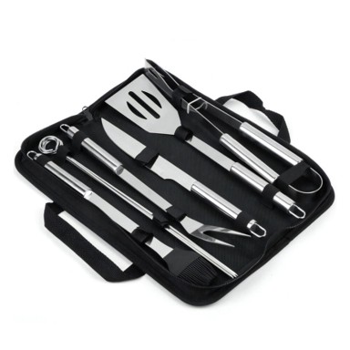 MG GRILL Set V3 pribor za roštilj, srebrni