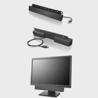 LENOVO Zvučnik USB Soundbar, 2.0, 2.5 W, crni