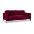 COSMOPOLITAN DESIGN Sofa od crvenog baršuna Bali, 177x96x78 cm