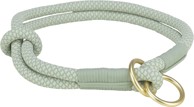 TRIXIE Ogrlica za pse SOFT ROPE XS 25 cm, fi-6 mm, zelena/mint