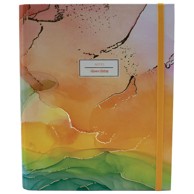 MARKER Organizer 18 × 23 cm, 108 listova, spiralni, s gumicom, Aquarel 1 (1793)
