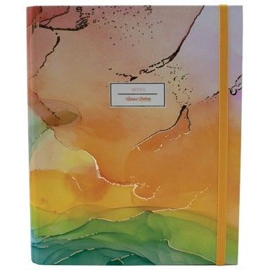 MARKER Organizer 18 × 23 cm, 108 listova, spiralni, s gumicom, Aquarel 1 (1793)