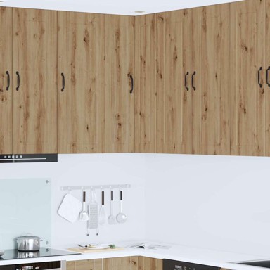 Zidni kuhinjski ormarić s policom 57x57x100 cm, hrast, smeđi  