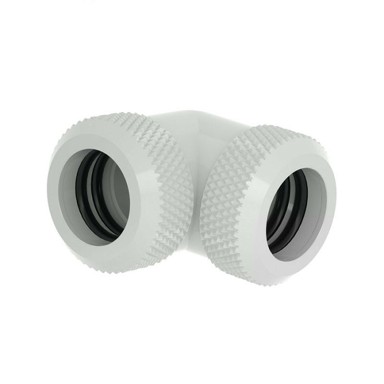 BARROW Multi-Link adapter 90°, 12mm OD do 12mm OD, Hardtube, bijeli