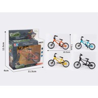 Metalni die-cast mini bicikl 10.5 cm