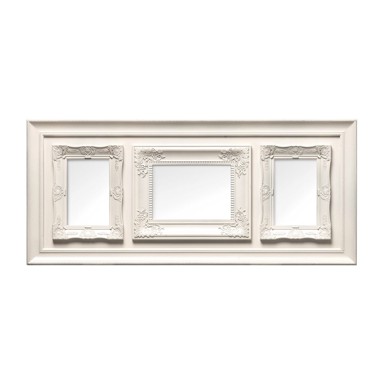 PREMIER HOUSEWARES Krem plastičan okvir 70x31 cm Vintage