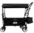 AGA Sklopiva transportna kolica s krovom MR4612 crna