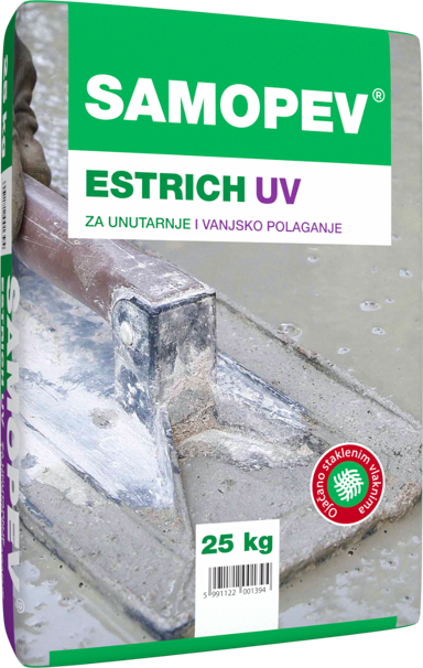 SAMOPEV Estrih masa za niveliranje UV 25kg