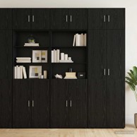 Ormar s policama 70 x 42,5 x 225 cm, crni hrast
