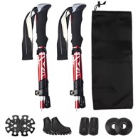 MG Trekking štapov Nordic, 34 -127 cm, crveni