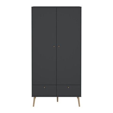 TVILUM Antracitno sivi ormar 99x200 cm Bodo
