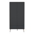TVILUM Antracitno sivi ormar 99x200 cm Bodo
