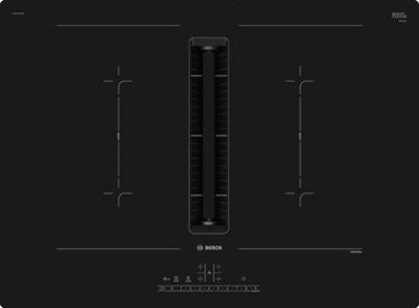 BOSCH Ugradbena ploča PVQ711F15E, indukcijska sa integriranom napom, 70 cm, 4 zone, staklokeramika, crna