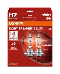 OSRAM Night Breaker Silver 12V H7 DUO BOX karton (2 žarulje)