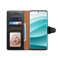 LENUO Maskica kožna za Redmi Note 14 Pro 5G crna