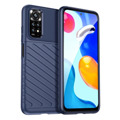 HURTEL Fleksibilna maskica TPU Thunder za Xiaomi Redmi Note 11S / Note 11, plava