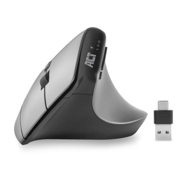 ACT Miš AC5515, bežični, Bluetooth, ergonomski, crni