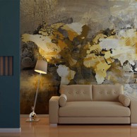 Foto tapeta Artistic map of the World 300x231