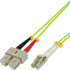 INLINE InfiniBand/optički kabel 88639Q 2x LC/2x SC, 20 m, zeleni