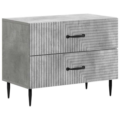 Noćni ormar, 62 x 34,5 x 47,5 cm, konstruirano drvo, betonsko siva